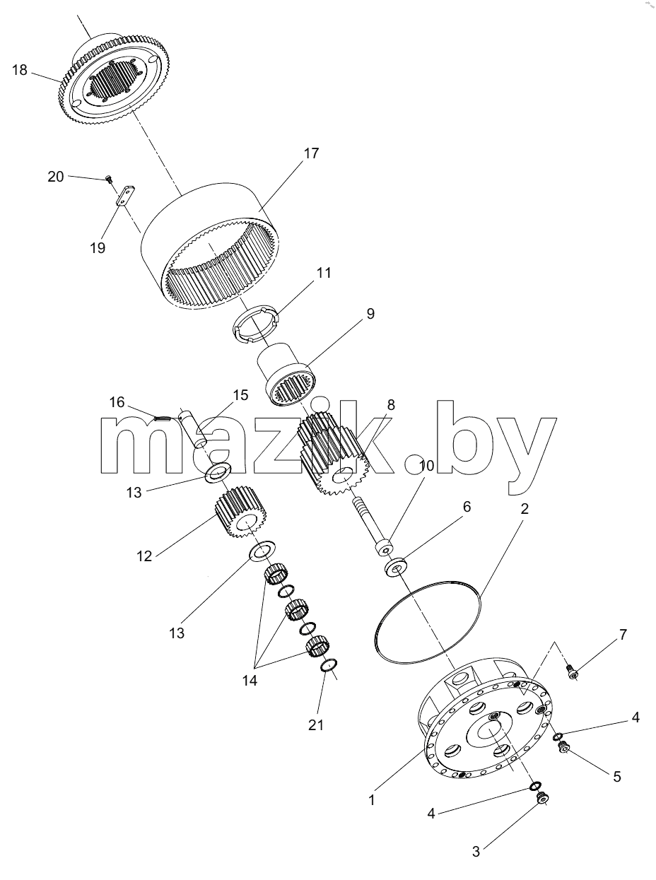  800372073 PLANETARY GEAR