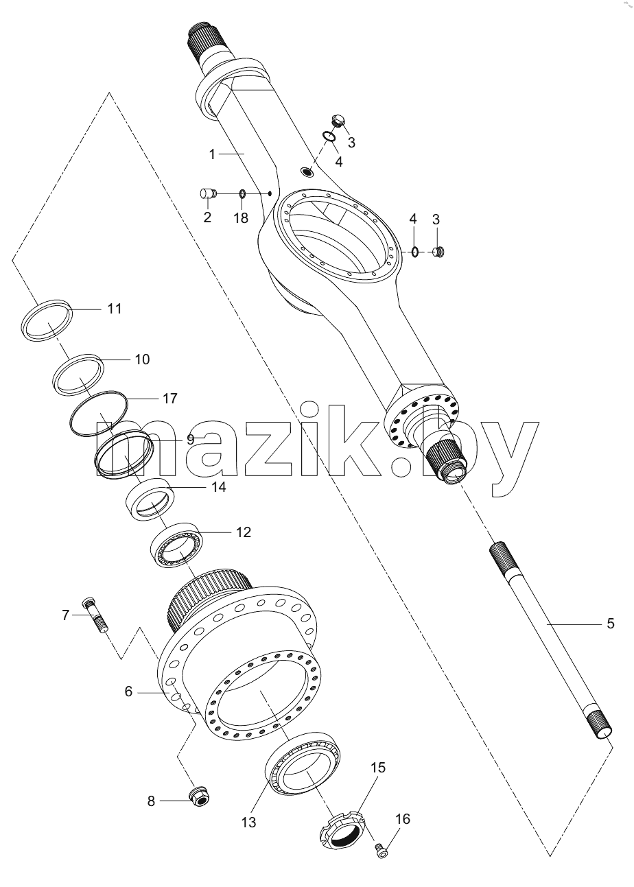  800372076 HUB ASSEMBLY