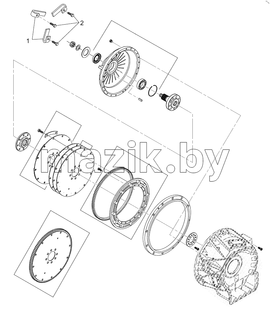  800374277 FLEXPLATE AND ADAPTER