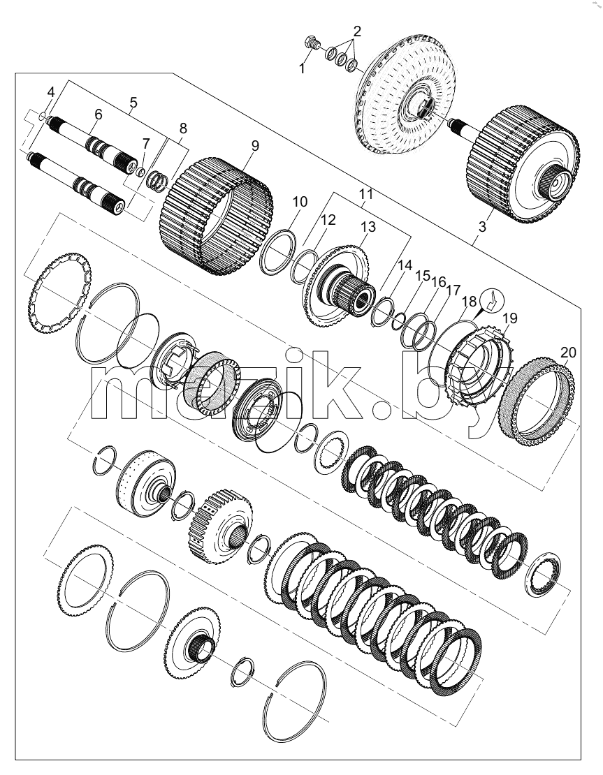  800374326 ROTATING CLUTCH