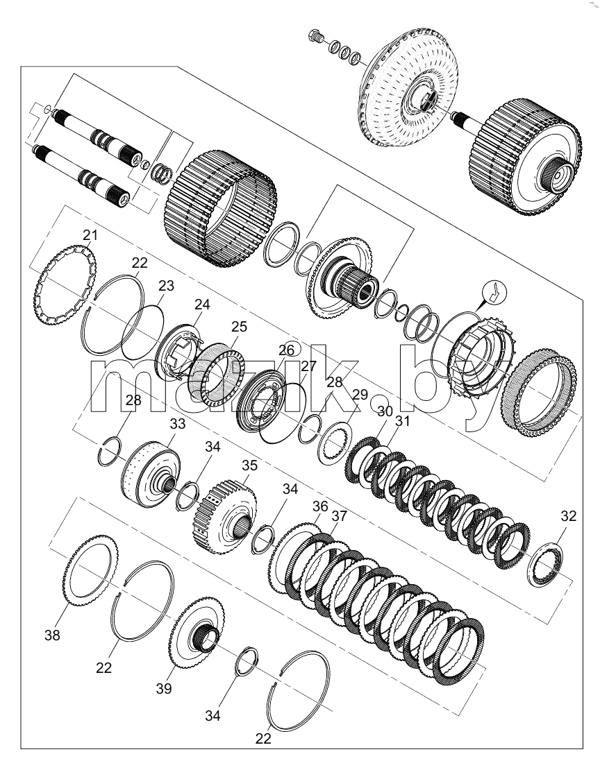  800374326 ROTATING CLUTCH