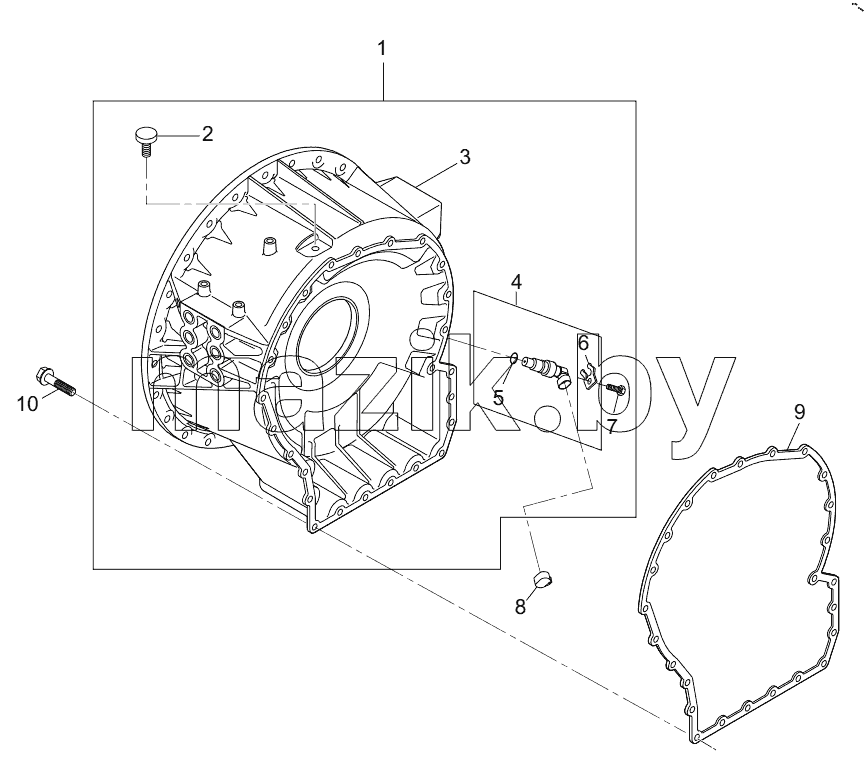  800374148 CONVERTER HOUSING