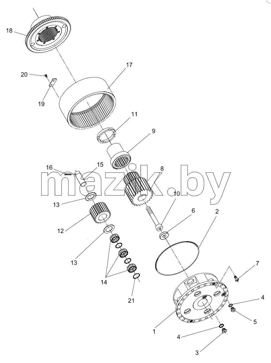  800372073 PLANETARY GEAR