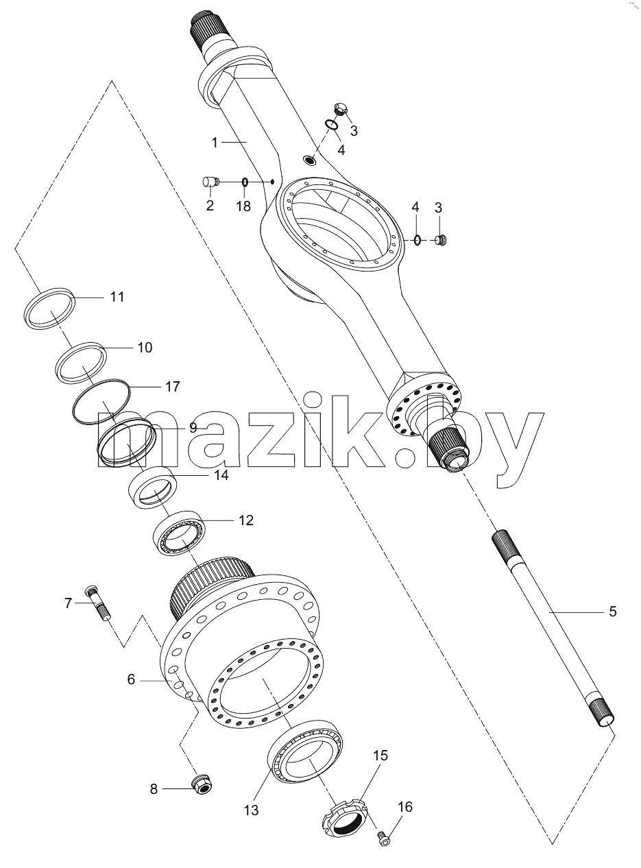  800372075 HUB ASSEMBLY