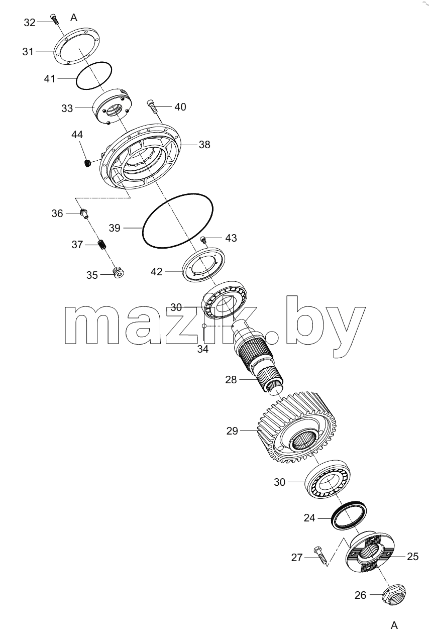  800366995 TRANSFER BOX ASSEMBLY