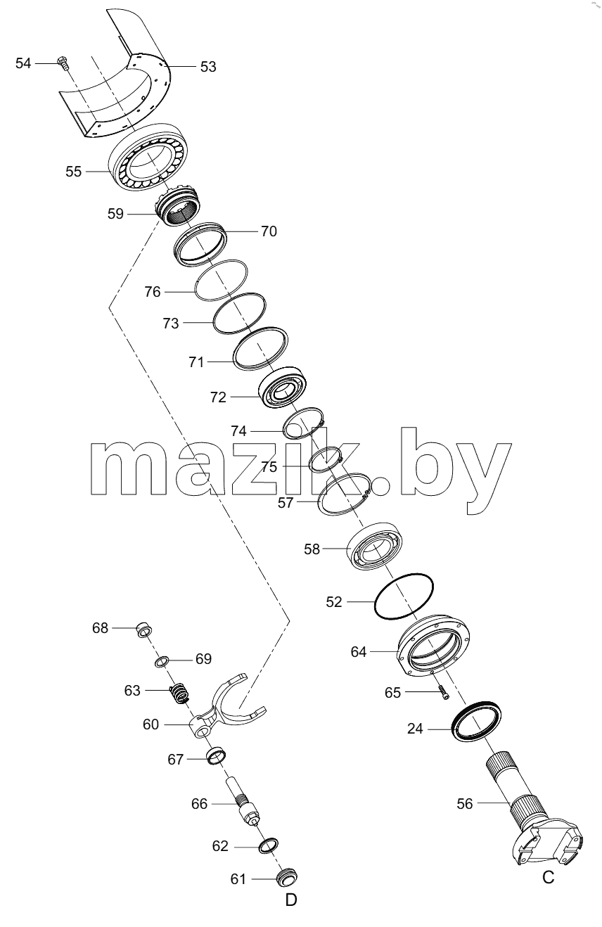  800366995 TRANSFER BOX ASSEMBLY