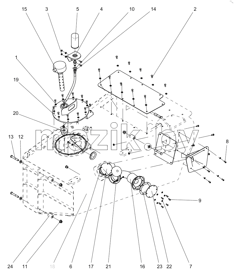  332107232 FUEL TANK ASSEMBLY