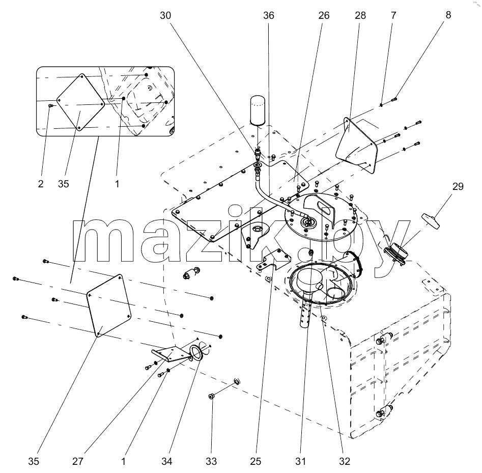  332107232 FUEL TANK ASSEMBLY