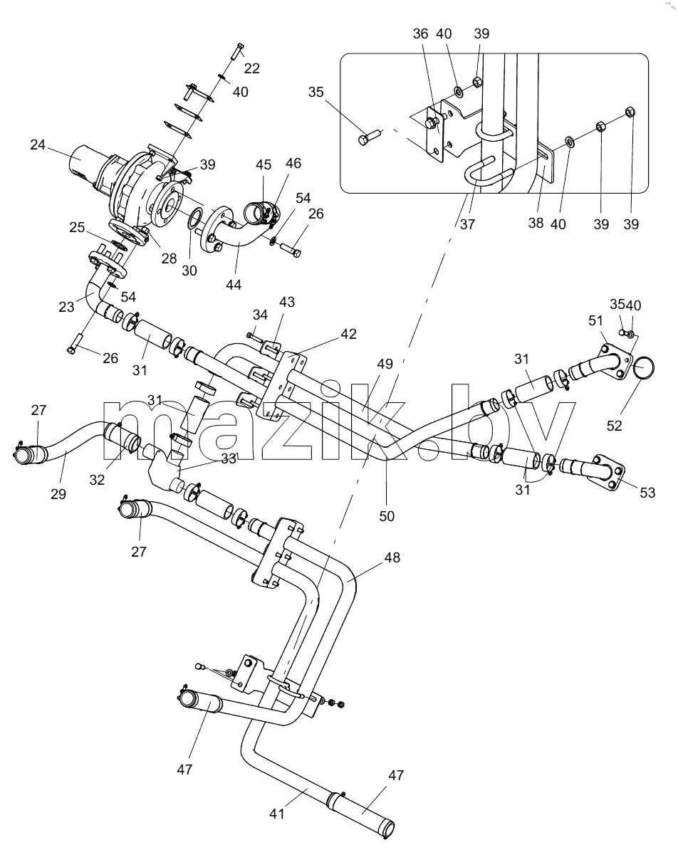  332107368 TRANSMISSION BOX COOLING SYSTEM