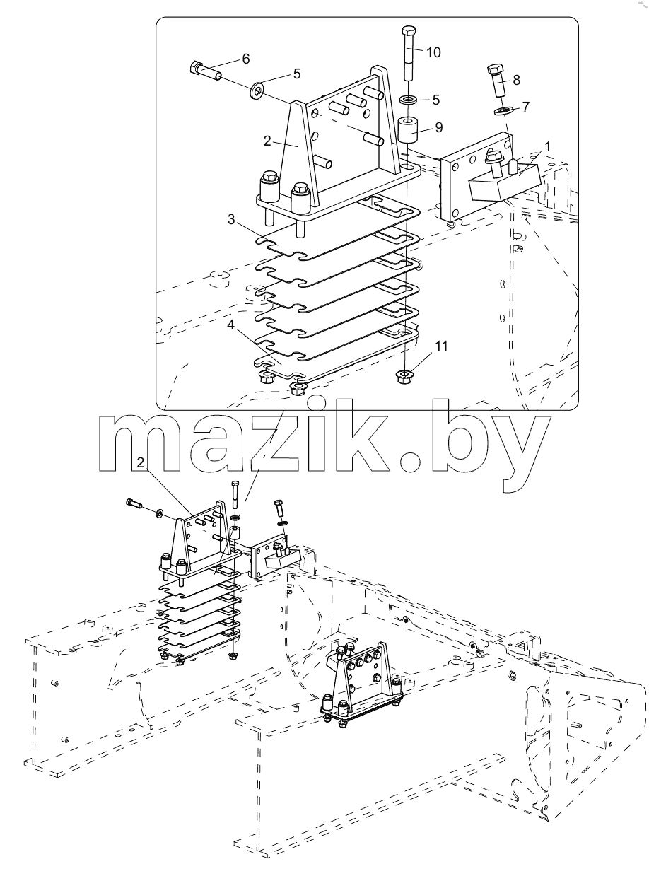 332107391 ENGINE SUPPORT SYSTEM