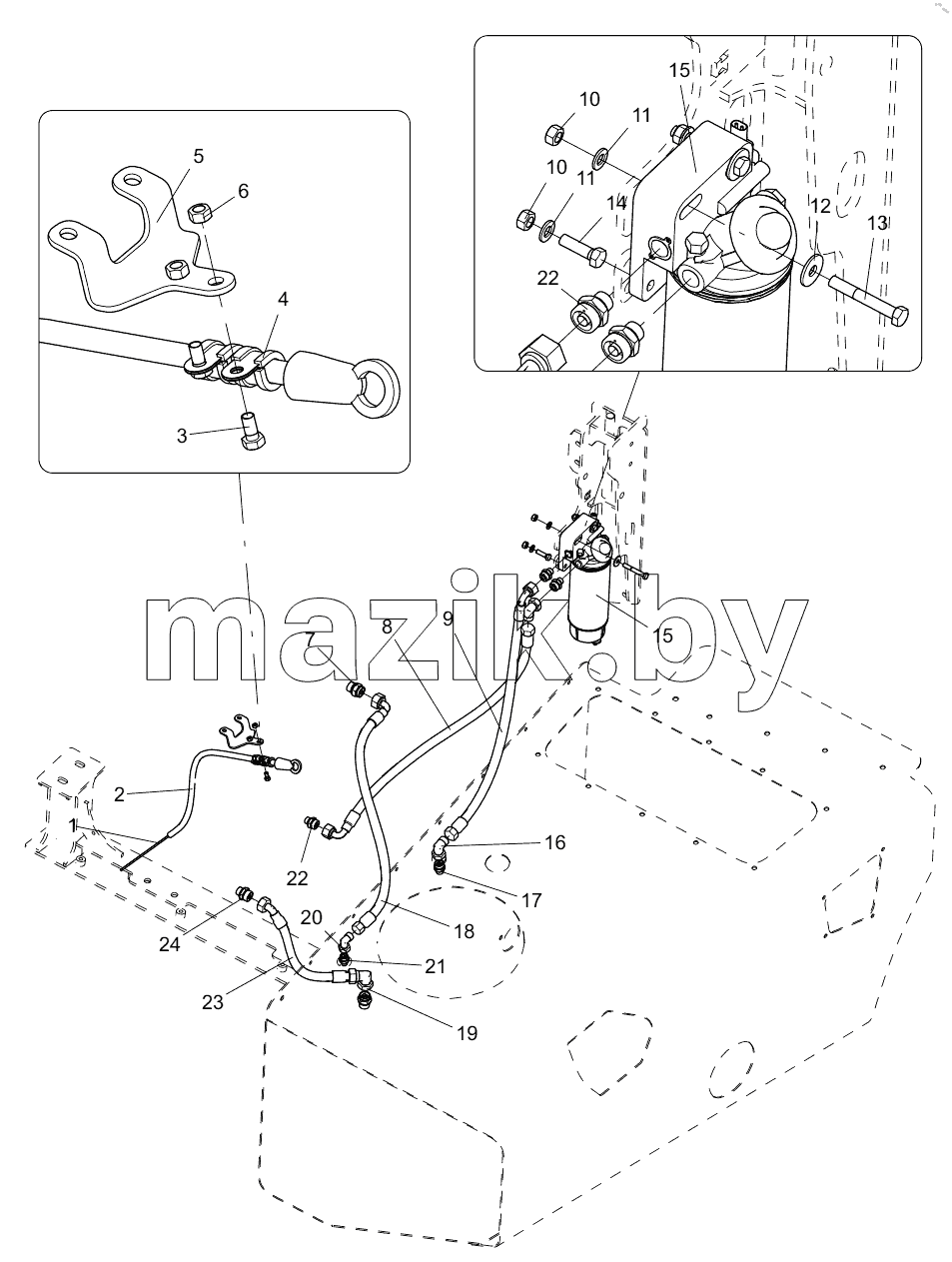  332107240 OIL CIRCUIT ASSEMBLY