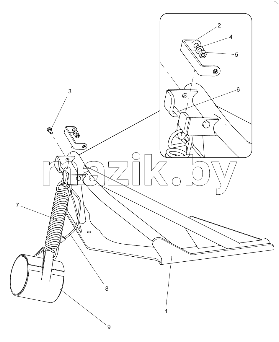  332107125 OIL PIPE SUPPORT