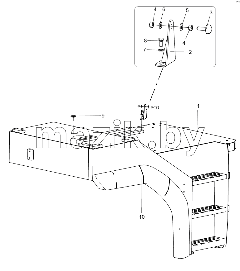  331404057 RIGHT DECK ASSEMBLY
