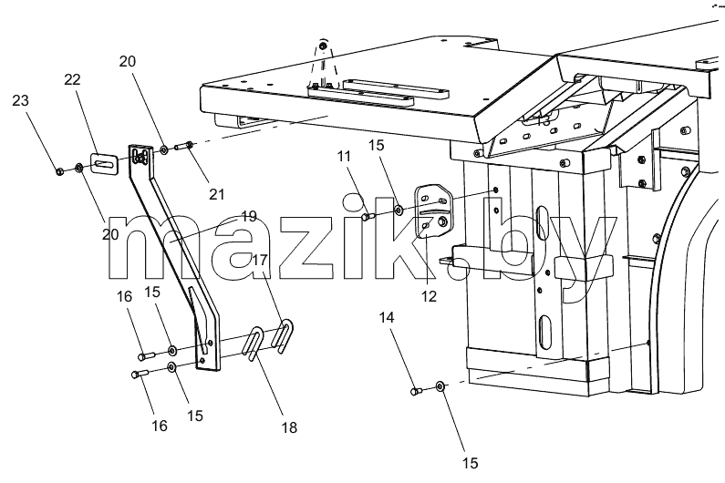  331404057 RIGHT DECK ASSEMBLY