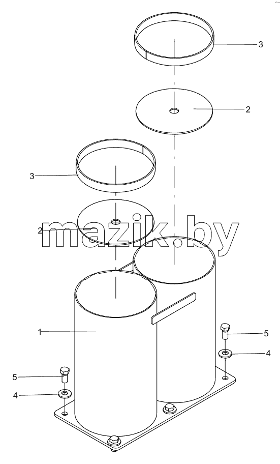  331404975 FIRE EXTINGUISHER CYLINDER ASSEMBLY