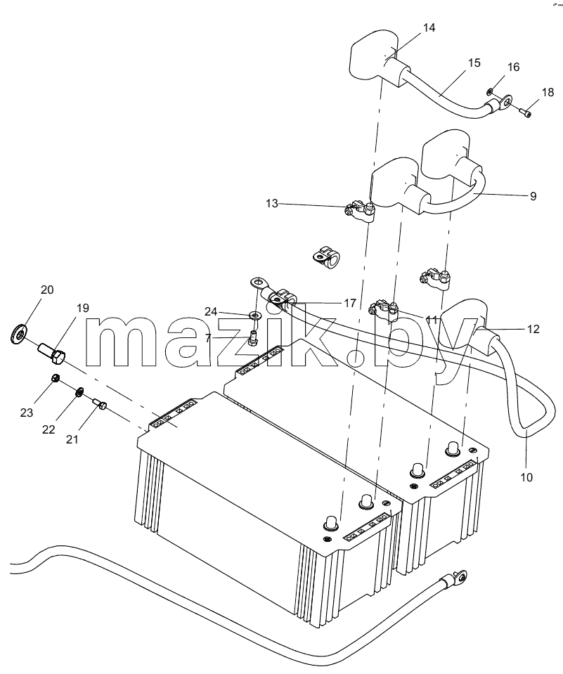  331404023 BATTERY HARNESS ASSEMBLY