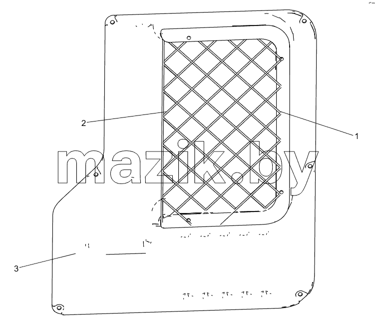  802157555 DOOR GUARD PLATE ASSEMBLY