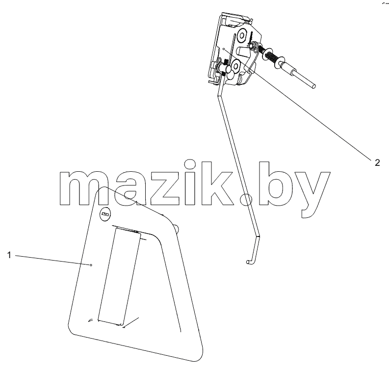  802156565 DOOR LOCK ASSEMBLY