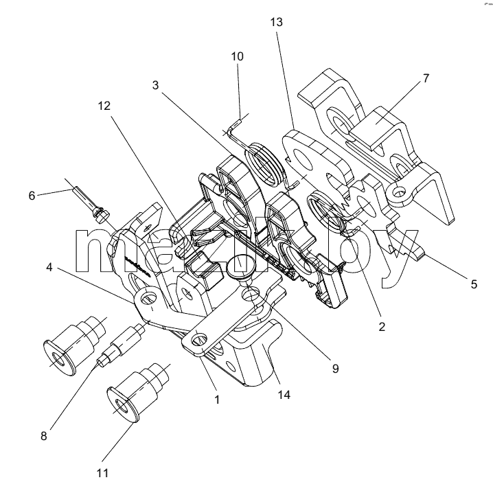  802156542 LOCKING BODY