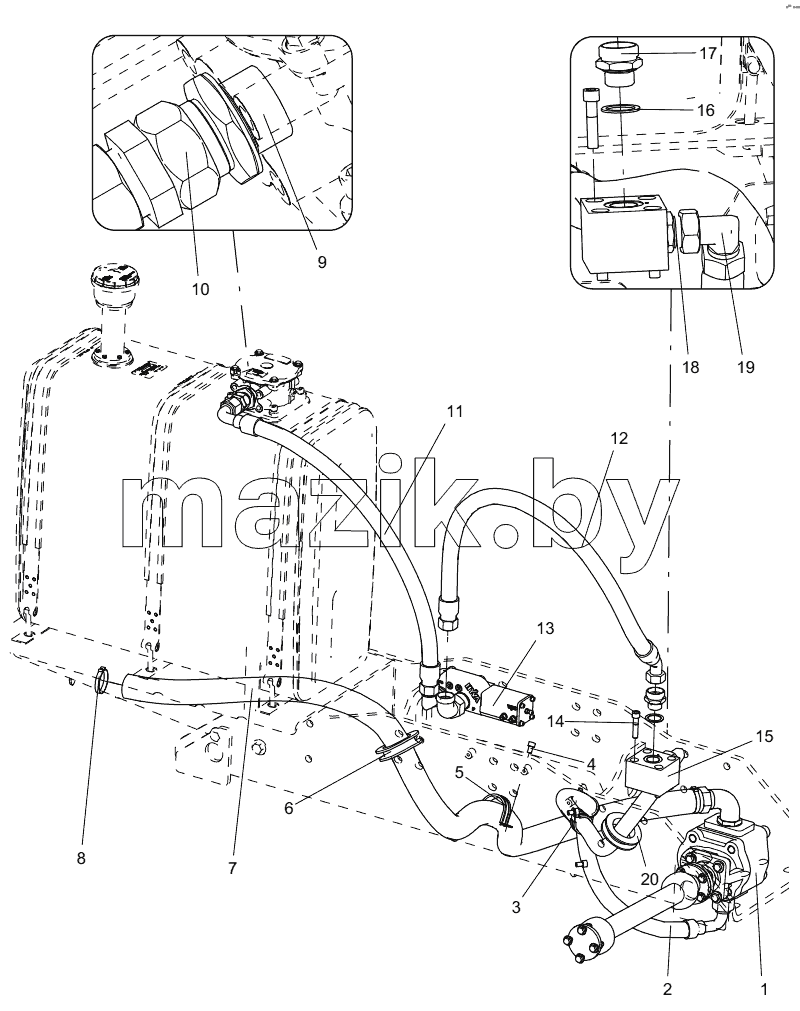  331407389 LIFTING SYSTEM HYDRAULIC ASSEMBLY