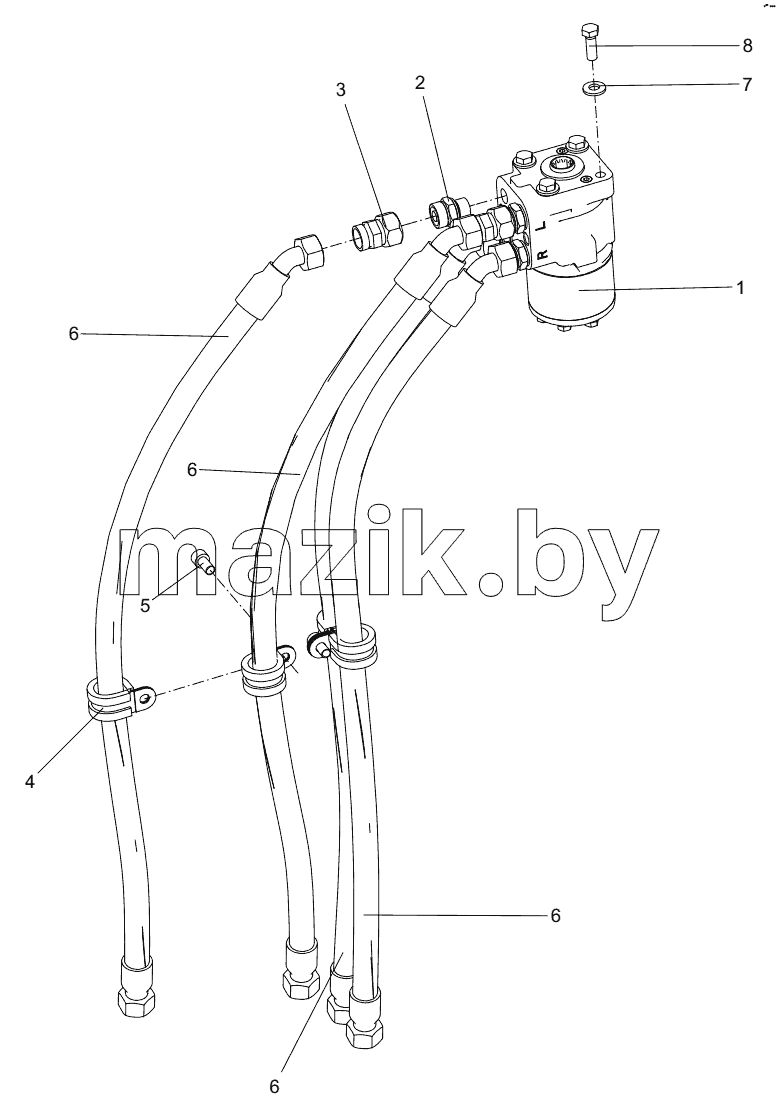  331403830 STEERING GEAR COMPONENT