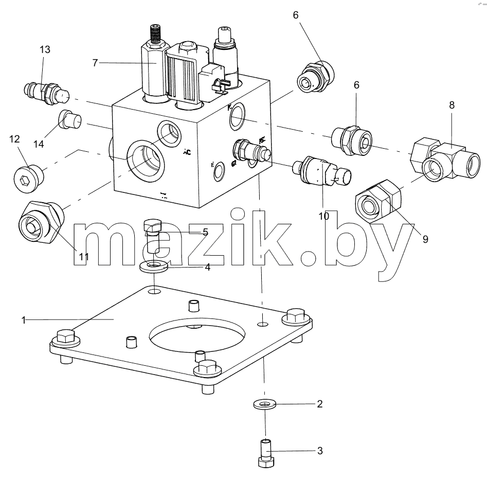  331403586 STEERING VALVE GROUP COMPONENT