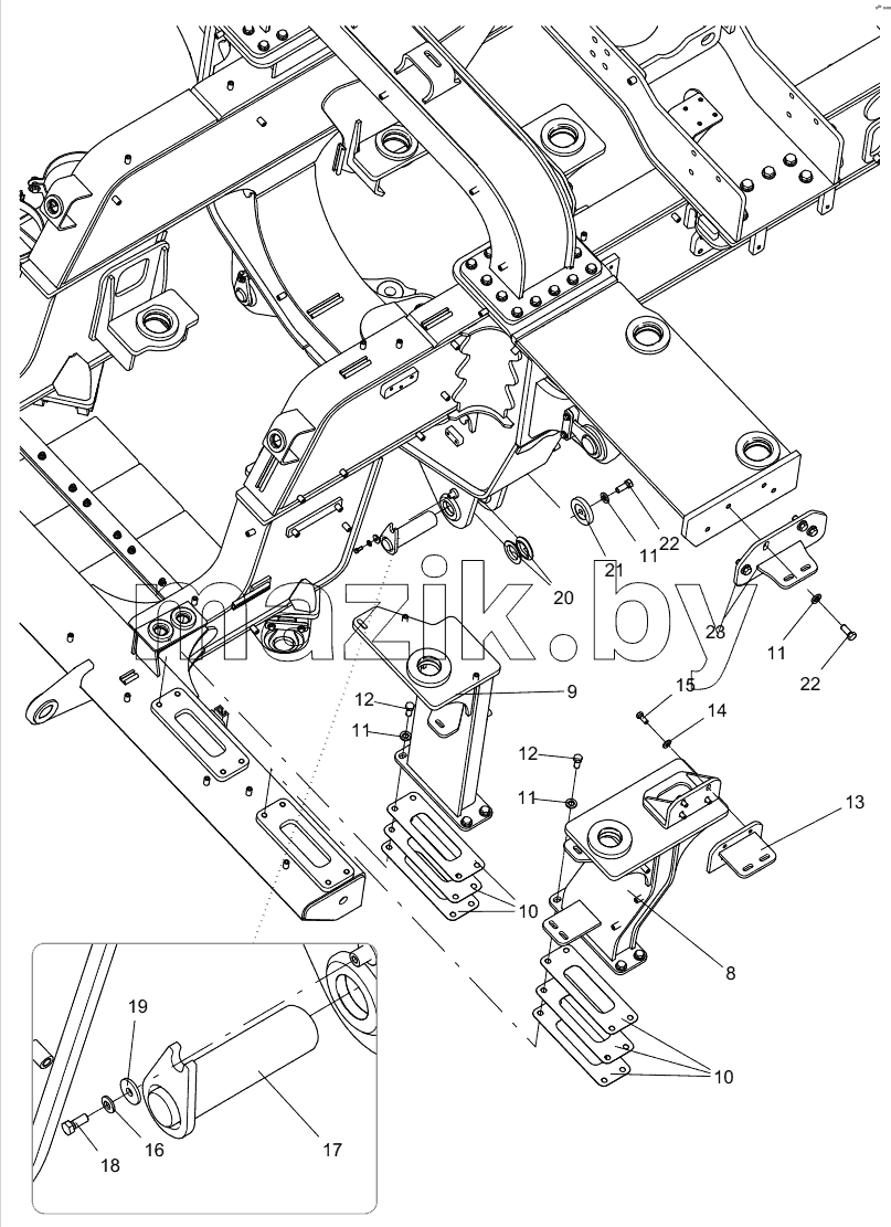 331403968 FRAME ASSEMBLY