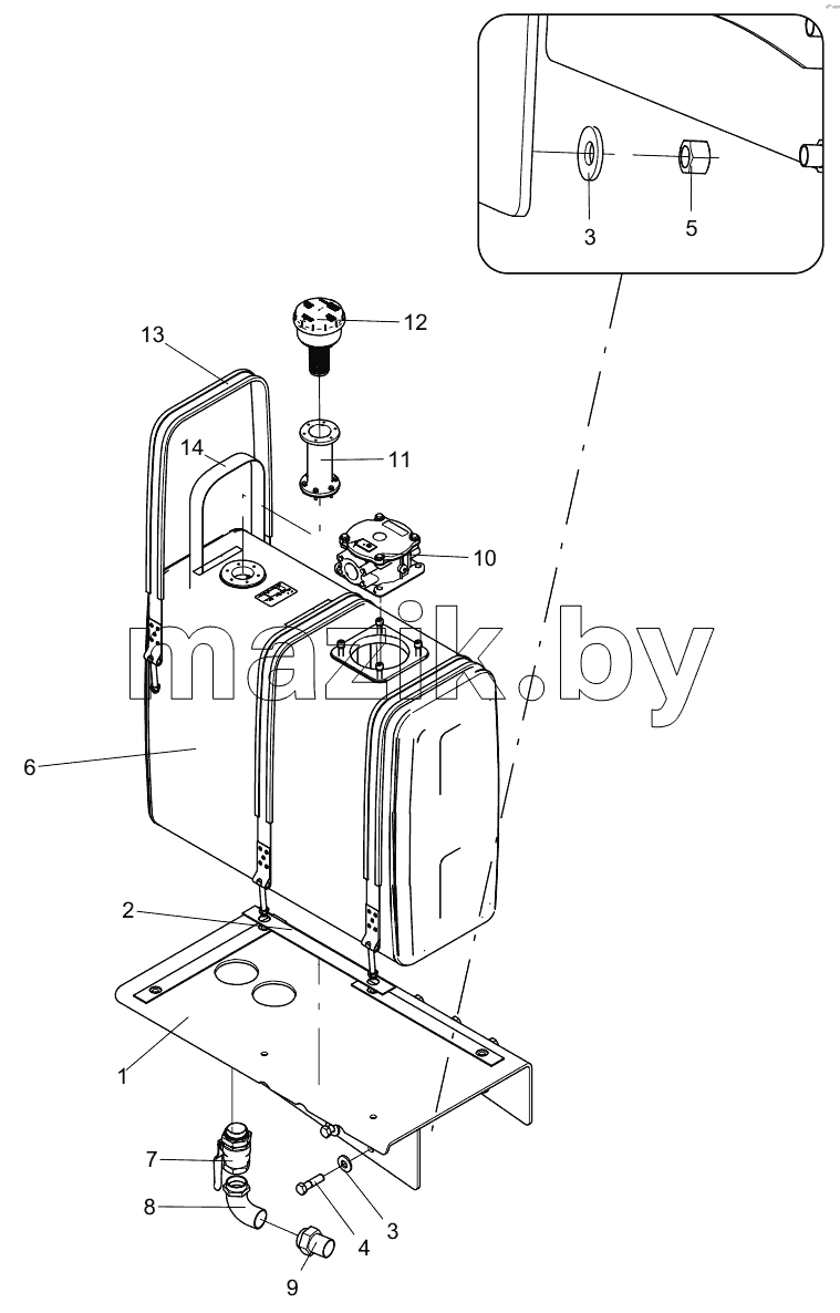  331407407 FUEL TANK COMPONENT