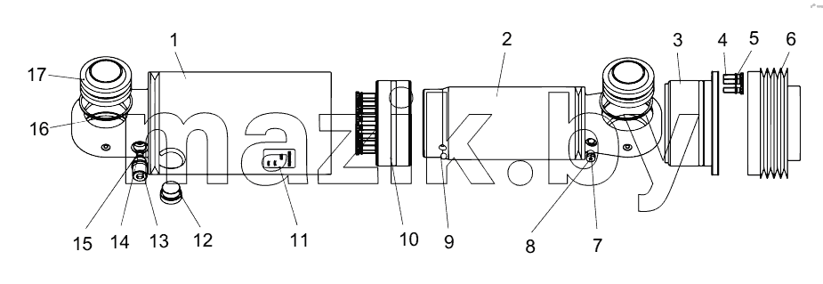  331402816 REAR SUSPENSION CYLINDER