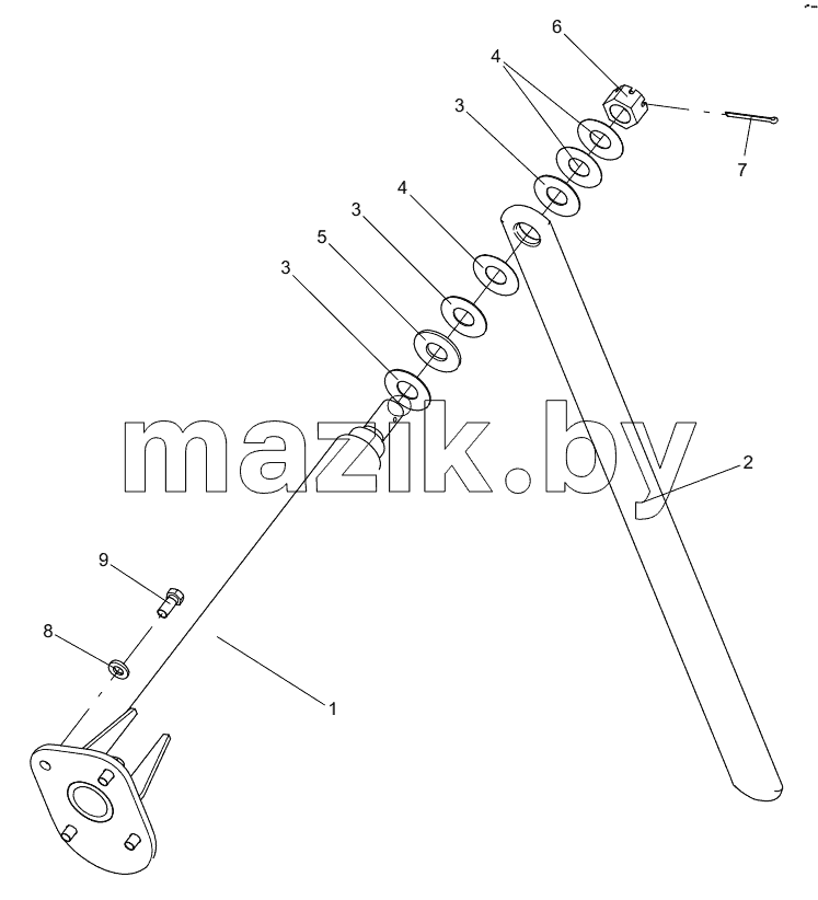  331409250 STONE BREAKING PLATE ASSEMBLY