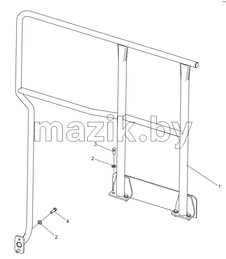  331404041 RIGHT HANDRAIL ASSEMBLY