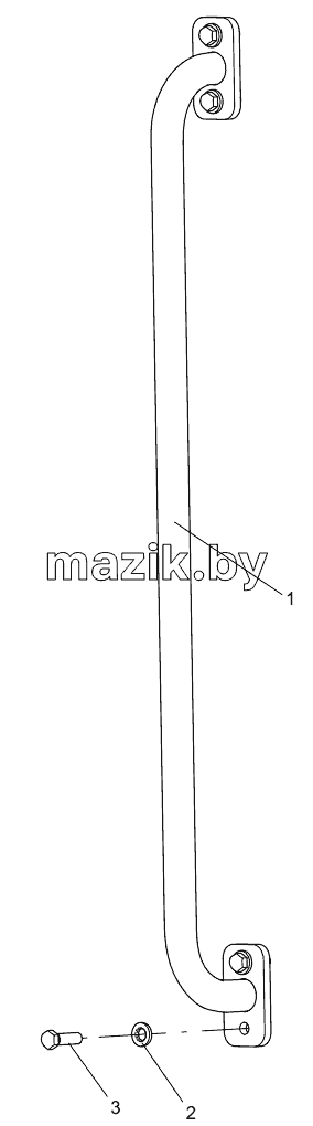  331404034 GET-ON HANDRAIL ASSEMBLY III