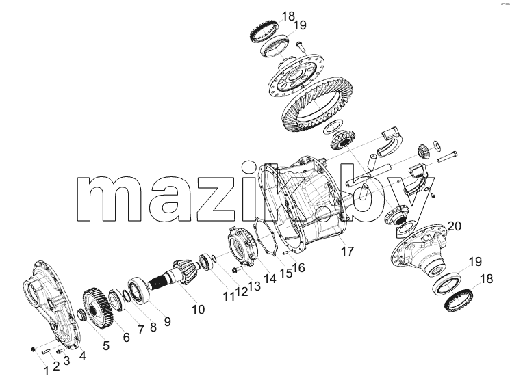  800369024 MAIN REDUCER ASSEMBLY