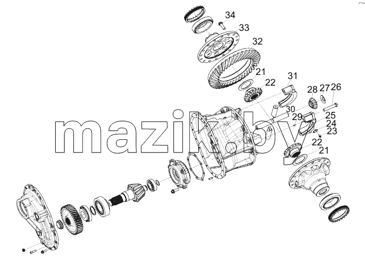  800369024 MAIN REDUCER ASSEMBLY