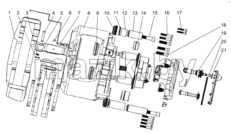  800366382 AIR PRESSURE DISC BRAKE ASSEMBLY
