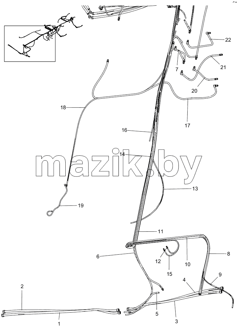  331403554 AIR BRAKE PIPELINE
