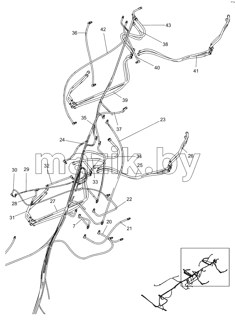  331403554 AIR BRAKE PIPELINE