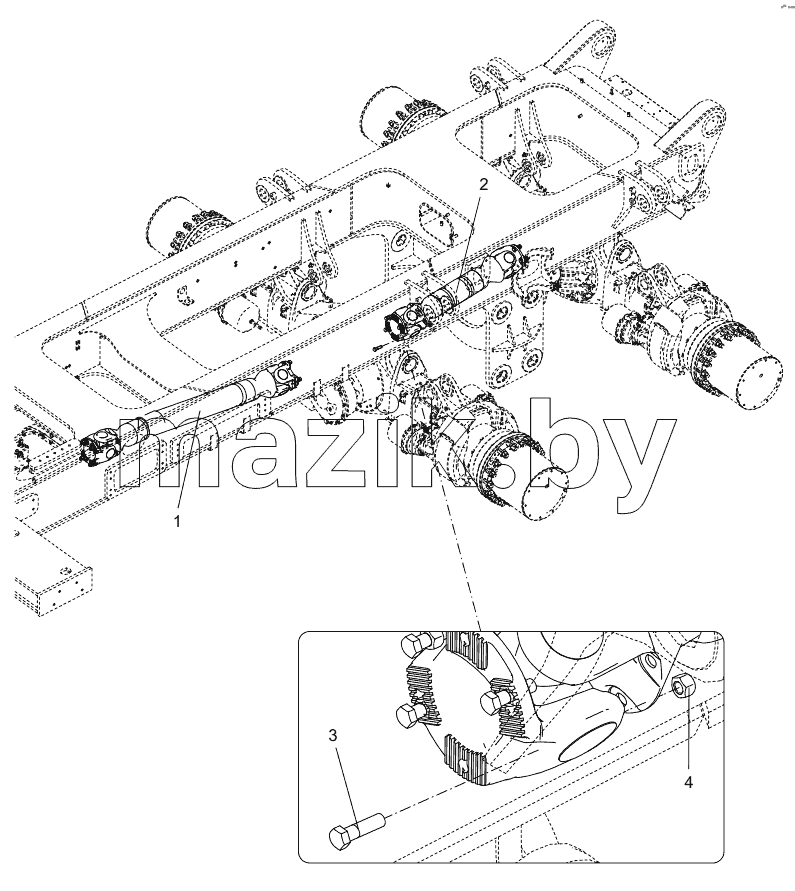  331403374 TRANSMISSION SHAFT FINAL ASSEMBLY