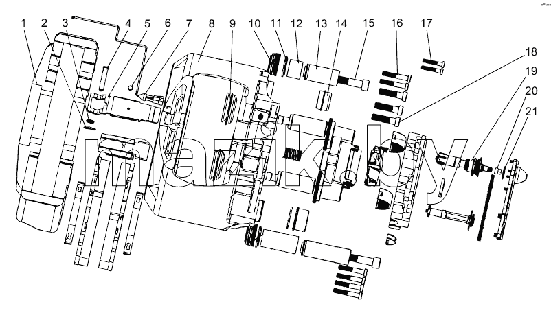  800366382 AIR PRESSURE DISC BRAKE ASSEMBLY