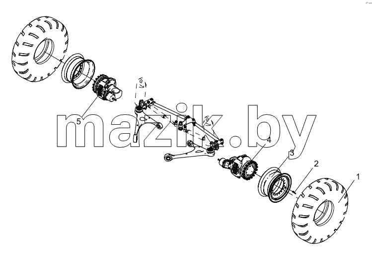 331403370 FRONT AXLE ASSEMBLY