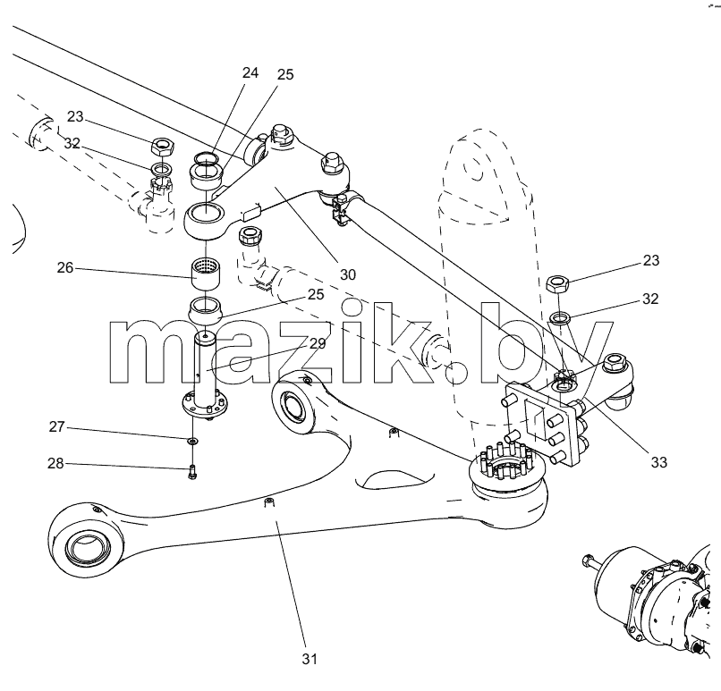  331403370 FRONT AXLE ASSEMBLY