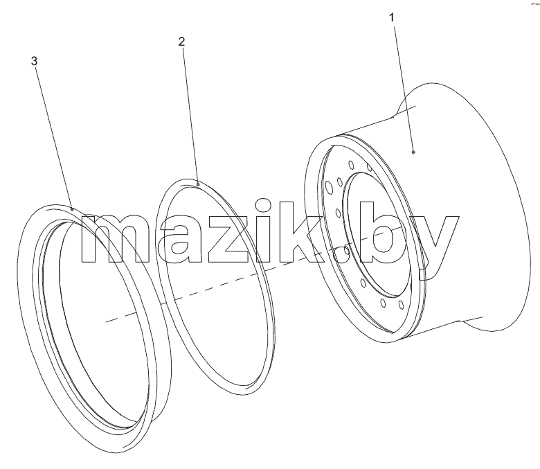  800366792 FRONT WHEEL RIM ASSEMBLY