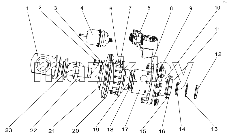  331403332 LEFT FRONT WHEEL ASSEMBLY