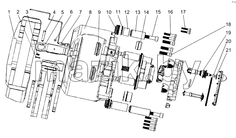  800366382 AIR PRESSURE DISC BRAKE ASSEMBLY