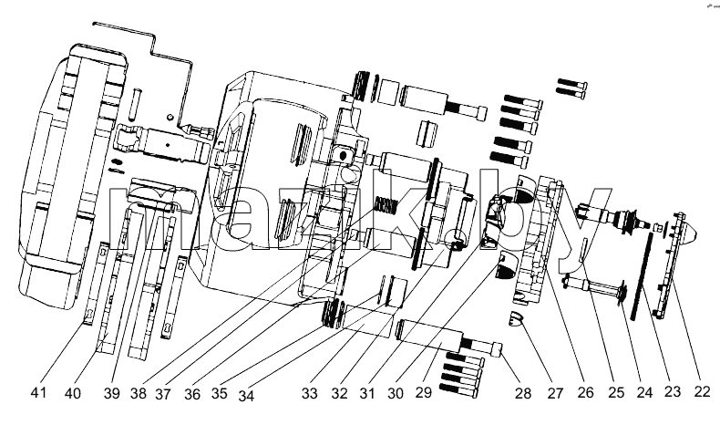 800366382 AIR PRESSURE DISC BRAKE ASSEMBLY