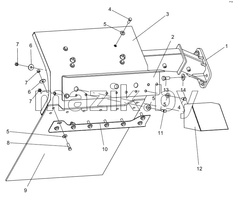  331404051 FRONT WHEEL MUDGUARD II