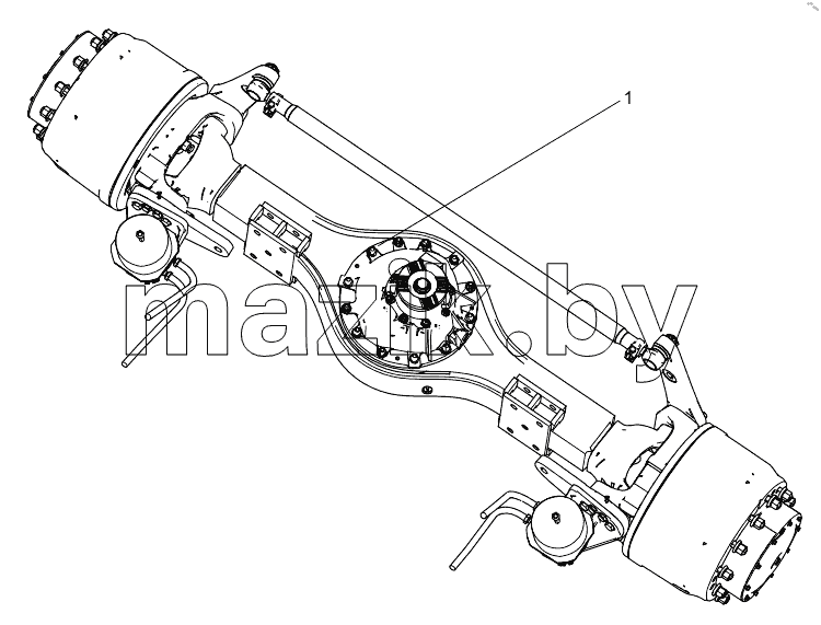  453526437 FRONT AXLE BRAKE SYSTEM CONFIGURATION