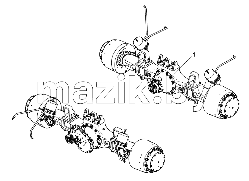  453529367 REAR AXLE BRAKE SYSTEM