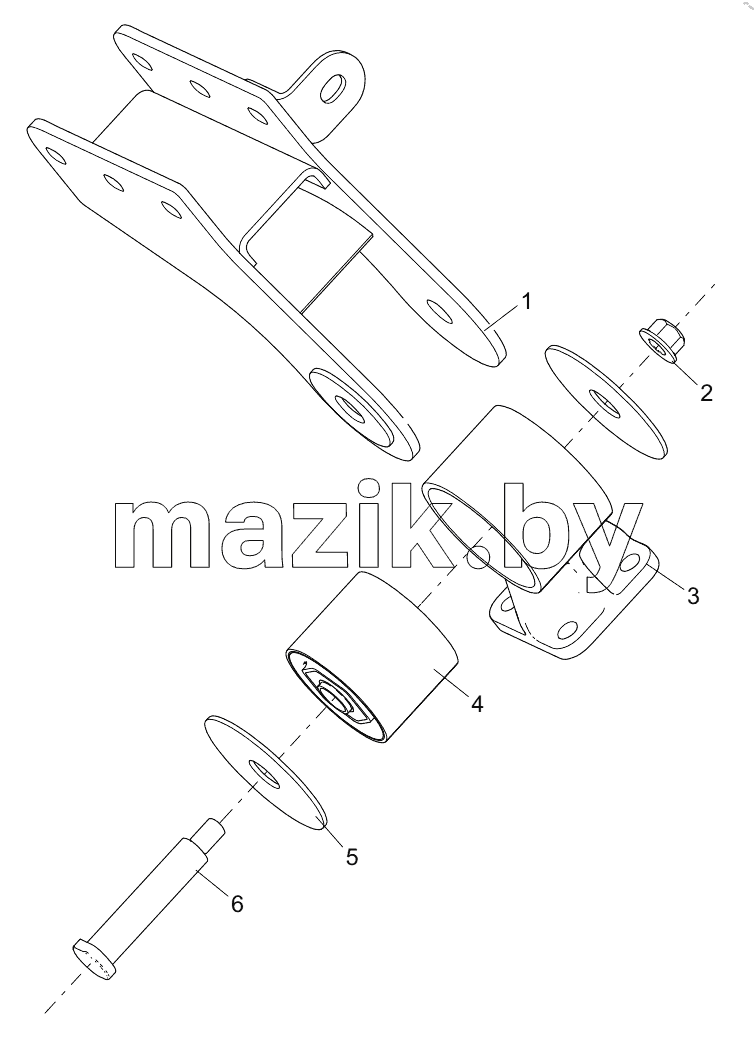  455020625 CAB RIGHT FRONT OVERHANG ASSEMBLY
