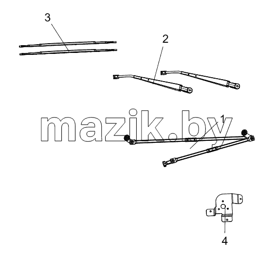  455201484 FRONT WIPER ASSEMBLY